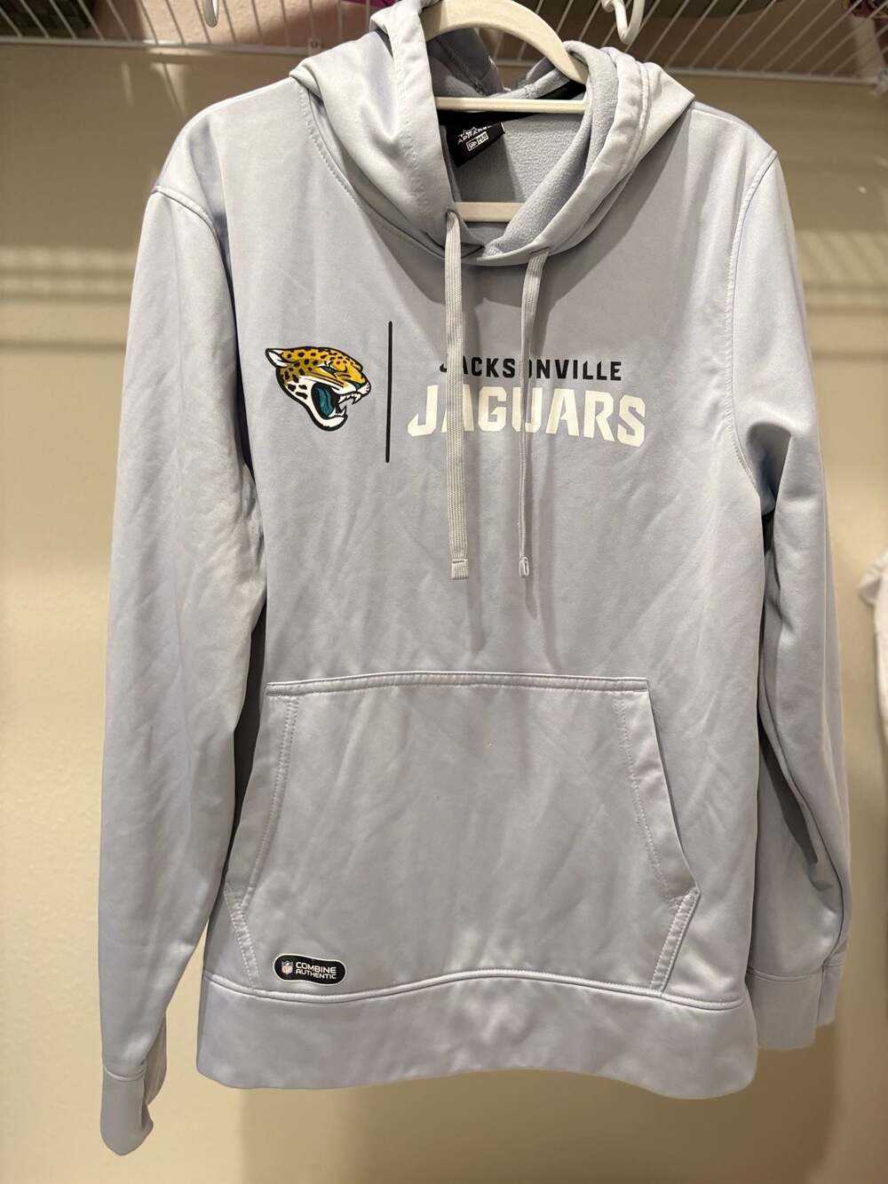 New Era NFL Jacksonville Jaguars Combine Authentic Fleece Pullover Hoodie
